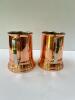 Pair Godinger Copper Tankard Mugs - 4