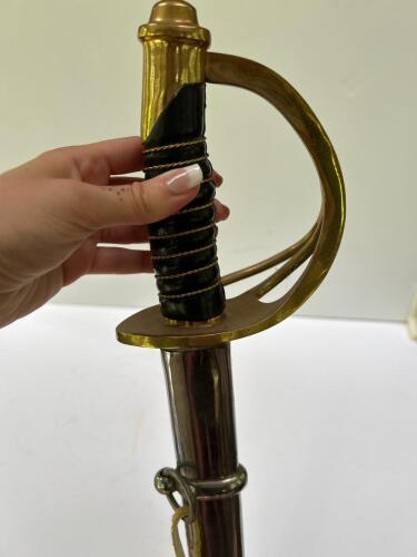 Cavalry Saber Sword with Brass Guard