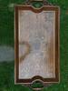 Antique Inlaid Hardwood Serving Table, Foldable