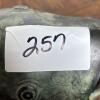 Green Ceramic Fish Sculpture with Hollow Interior - 9