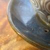 Handcrafted Hanging Ceramic Bird Feeder with Blue & Beige Glaze - 6