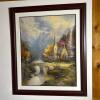 Thomas Kinkade Mountain Chapel Framed Gallery Proof Canvas Print, 43"x51"