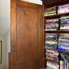 Wall-Mounted Solid Wood Cabinet with Paneled Double Doors and Rope-Twist Molding - 4