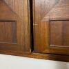 Wall-Mounted Solid Wood Cabinet with Paneled Double Doors and Rope-Twist Molding - 8