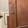 Wall-Mounted Solid Wood Cabinet with Paneled Double Doors and Rope-Twist Molding - 10