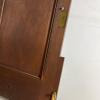 Wall-Mounted Solid Wood Cabinet with Paneled Double Doors and Rope-Twist Molding - 11