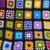 Handmade Multicolor Crochet Afghan Blankets - 4