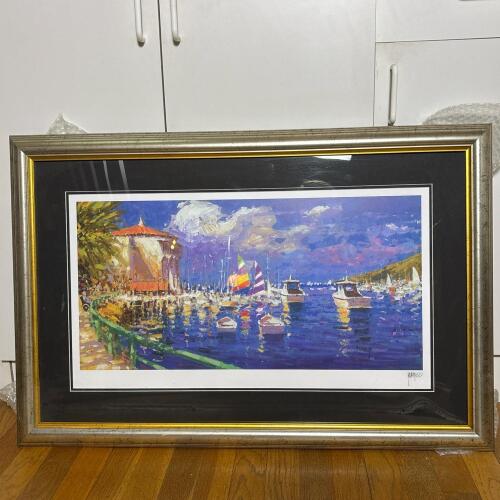 Marko Mavrovich &ldquo;A Day in Catalina&rdquo; Framed Art Print, 34&rdquo;x23&rdquo;