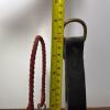 Brass Handbell with Leather Strap & Dual Bells on Red Cord - 7