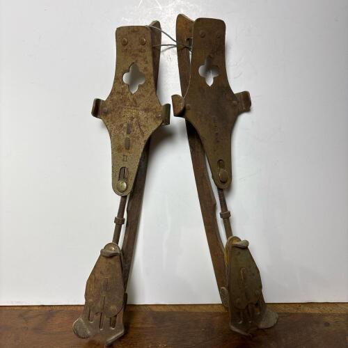 Vintage Barney & Berry Clamp-On Adjustable Ice Skates