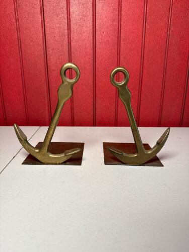 Bliss Brass Anchor Bookends Pair