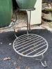 Three-Tier Metal Plant Stand with Ceramic Pots - 2