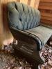 Antique Tufted Carriage or Railway Bench Seat - 2