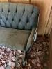 Antique Tufted Carriage or Railway Bench Seat - 4