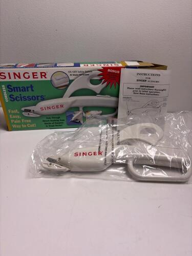 Singer Smart Scissors Cordless Electric Scissors with Replacement Blades and Packaging