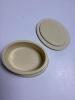 Resin Oval Seal Pup Trinket Box with Felt Base, Lid Art, Off-White - 2