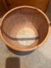 Set of 3 Handmade Woven Baskets: 2 Round, 1 Rectangular with Handles - 7