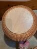 Set of 3 Handmade Woven Baskets: 2 Round, 1 Rectangular with Handles - 9