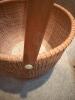 Set of 3 Handmade Woven Baskets: 2 Round, 1 Rectangular with Handles - 10