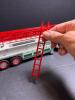 2000 Hess Fire Truck Toy with Detachable Ladders in original box. - 4