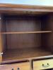 Heavy Solid Wood Mission Style Armoire Dresser, 70"Height x39" Width x21" Depth, 2 Doors, 5 Drawers, Cherry Finish - 6