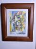 11" x 12.75" Framed Watercolor &lsquo;Augustin&rsquo;, Griechenbeisl Vienna, Signed and Dated