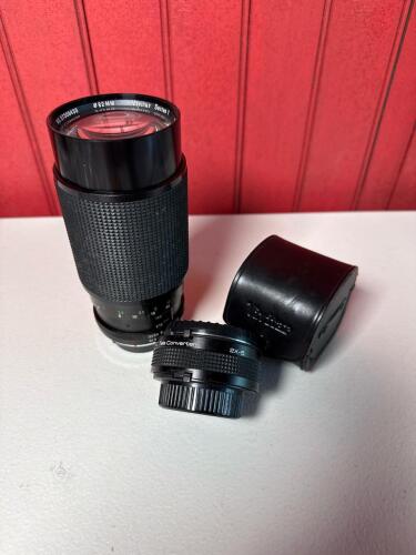 Vivitar Series 1 70-210mm f/3.5 Macro Zoom Lens + MC Tele Converter 2X-5 Set