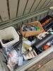 Large Outdoor Resin Storage Deck Box with Contents - 3