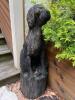 Chainsaw Carved Large Wooden Dog Statue