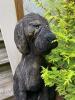 Chainsaw Carved Large Wooden Dog Statue - 3
