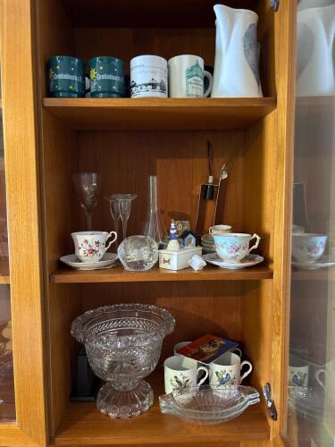 Glass and china Mixed Lot