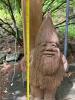Tall Wooden Garden Gnome Statue, Classic Whimsical Style - 3