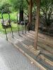 Firewood Rack Bracket Set with 11 Metal Brackets and 8 Wood Rails