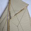 Large Wooden Sailboat Model with Stand - 2