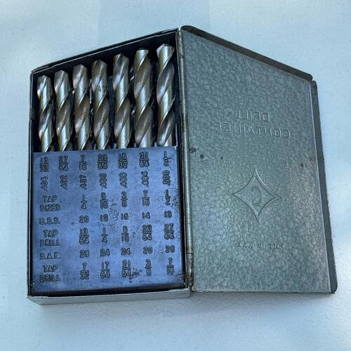 Vintage Chicago Latrobe USA Drill Bit Set