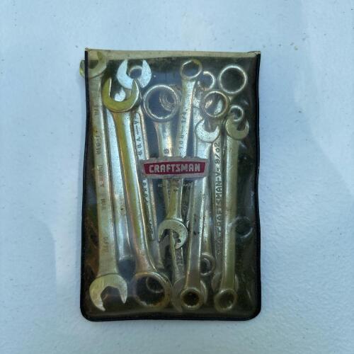 Vintage Craftsman 10-Piece Combination Ignition Wrench Set