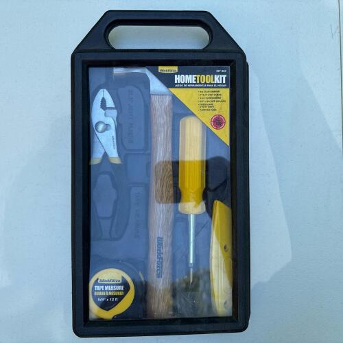 WorkForce Home Tool Kit with 5 Tools & Case