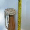 Hand-Carved 58" Tall Wooden Walking Stick with Hand Grip - 8