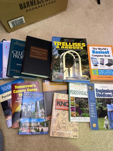 Mixed Non-Fiction Book Lot 20+ Titles: Health, DIY, Travel, History, Gardening, Training, Reference