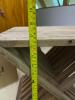 Folding Wooden Slat Side Table - 6
