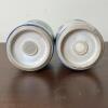 Briglin Pottery England Blue Swirl Ceramic Salt & Pepper Shaker Set - 3