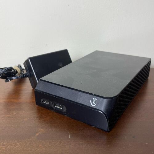 Seagate Backup Plus Hub External Hard Drive With Power Adapter