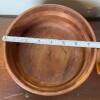 MCM Lesco Canada Teak Salad Bowl & Wooden Napkin Holder Set - 5