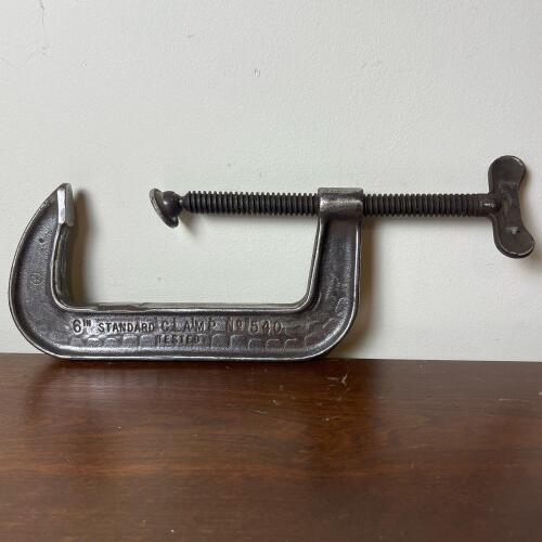 Vintage Cincinnati Tool Co. Cast Iron 6" Standard C-Clamp No. 9540