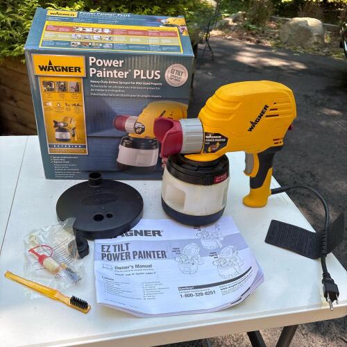 Wagner Power Painter Plus Electric Handheld Airless Paint Sprayer