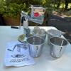 Kitchen Quip King Kutter Manual Rotary Slicer with 5 Drums