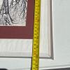 Large Framed Original Pen & Ink Tree Artwork, 16"x20" - 7