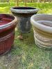 Collection of Plastic and Resin Planters - 2