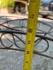 Metal Garden Plant Set &ndash;Wall Basket & Curved Plant Stand - 7