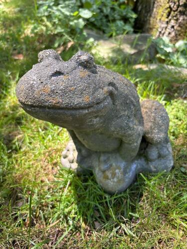 Concrete Garden Frog Statue